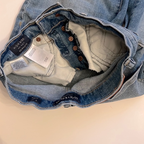 Women’s Lucky Brand High Rise Bridgette Skinny Jeans Size 0/25 - Picture 7 of 9